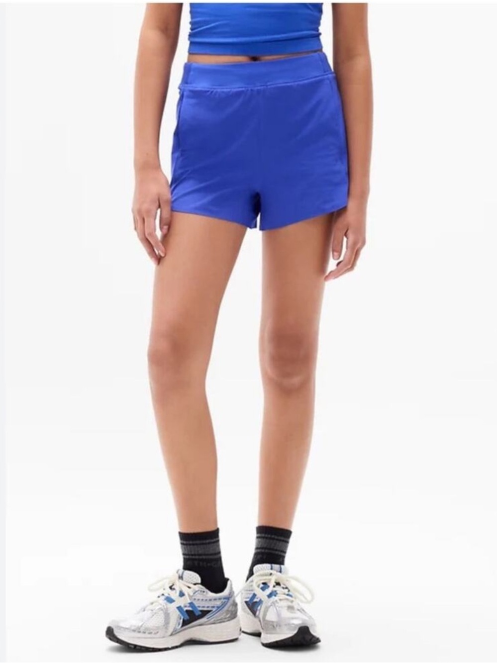 Athleta Girl ON YOUR MARK 2.5"
SHORT BLUE Athletic Shorts Sz XL/14